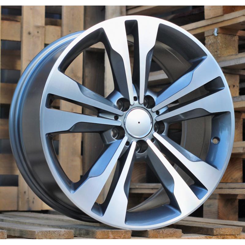 R17x7.5 5X112 ET 44 66.6 BK754 (FR936/QC1106) Grey Polished (MG) For MER (P1+K7) R17x7.5 5X112 ET 44 66.6 BK754 (FR936/QC1106) Grey Polished (MG) For MER (P1+K7)
