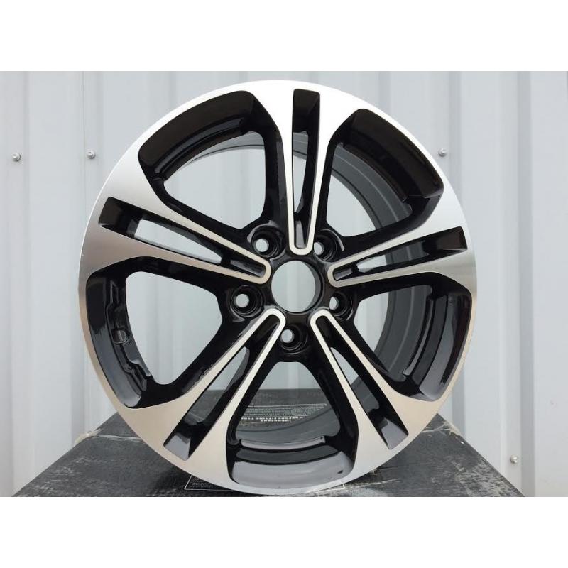 R16x6.5 5X114.3 ET 46 67.1 BK766 Black Polished (MB) For HYUND (R) R16x6.5 5X114.3 ET 46 67.1 BK766 Black Polished (MB) For HYUND (R)