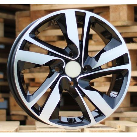 R15x6 4X100 ET 46 54.1 BK813 Black Polished (MB) For HYUND (R)