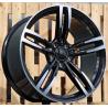 R18x8 5X120 ET 40 72.6 BK855 (BY1121) Black Polished (MB) For BMW (Z2)