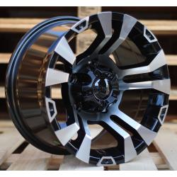 R15x8 6X139.7 ET M10 110.1 BK859 Black Polished (MB) For 4X4 (R)