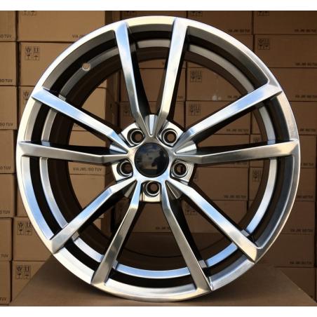 R17x7.5 5X112 ET 45 57.1 BK864 Hyper Black (HB) For VW (L2+D4)