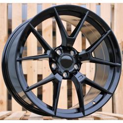 R20x9.5 5X112 ET 38 66.6 HE761 (IN5342) Black (BL) For BMW (K3) (Rear+Front)