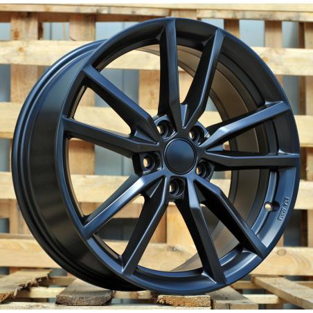 R18x7.5 5X112 ET 51 57.1 BK864 (BYD2053) Black Half Matt (BLHM) For VW (Z1)