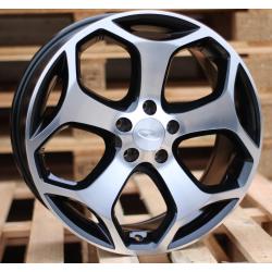 R16x6.5 5X108 ET 50 63.4 BK871 Black Polished (MB) For FORD (R+K4)