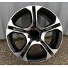 R17x7 4X100 ET 42 60.1 BK875 Black Polished+Powder Coating (MBPC) For RENAU (D1)