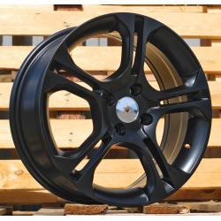R16x6.5 4X100 ET 44 60.1 BK875 Black Half Matt (BLHM) For RENAU (D2)