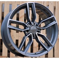 R19x8 5X112 ET 35 66.5 BK916 Grey Polished+Powder Coating (MGPC) For AUD (P)