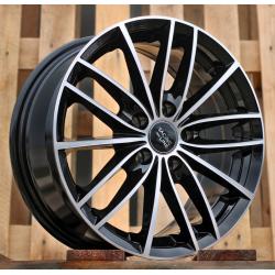 R15x6.5 5X100 ET 40 57.1 BK926 Black Polished (MB) For RACIN (K2)
