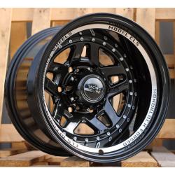 R15x10 5X139.7 ET M44 110.1 BK936 Black Polished (MB) For 4X4 (D1)