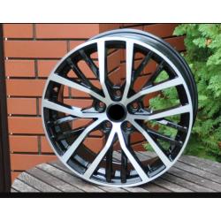 R17x7.5 5X100 ET 41 57.1 BK952 Black Polished+Powder Coating (MBPC) For VW (P1)