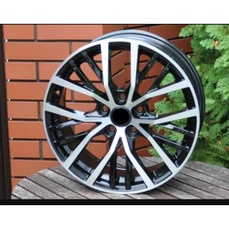 R17x7.5 5X100 ET 41 57.1 BK952 Black Polished+Powder Coating (MBPC) For VW (P1)