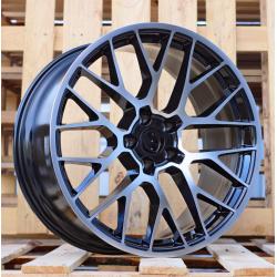 R20x10 5X112 ET 19 66.5 BK998 (SLY005) Black Polished (MB) For PORCH (P2) (Rear+Front)