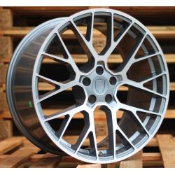R20x10 5X112 ET 19 66.5 BK998 (SLY005) Grey Polished (MG) For PORCH (K7) (Rear+Front)