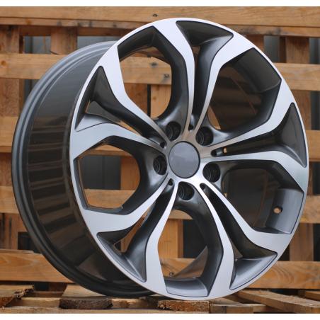 R19x9 5X120 ET 48 74.1 BY117 Grey Polished (MG) For BMW (P) (X5)