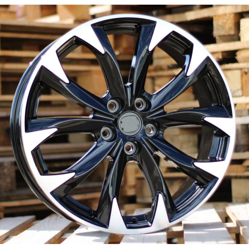 R19x7 5X114.3 ET 50 67.1 BY177 Black Polished (MB) For MAZDA (P2+P) R19x7 5X114.3 ET 50 67.1 BY177 Black Polished (MB) For MAZDA (P2+P)