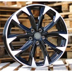 R17x7 5X114.3 ET 50 67.1 BY177 Black Polished (MB) For MAZDA (Z1+Z3)