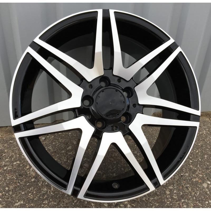 R17x7.5 5X112 ET 47 66.6 BY274 Black Polished (MB) For MER (R) R17x7.5 5X112 ET 47 66.6 BY274 Black Polished (MB) For MER (R)