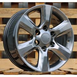 R17x7.5 6X139.7 ET 25 110.1 BY433 Hyper Black (HB) For TOYOT (K3)
