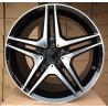 R19x9.5 5X112 ET 43 66.6 BY496 Black Polished (MB) For MER (P2) (Rear+Front)