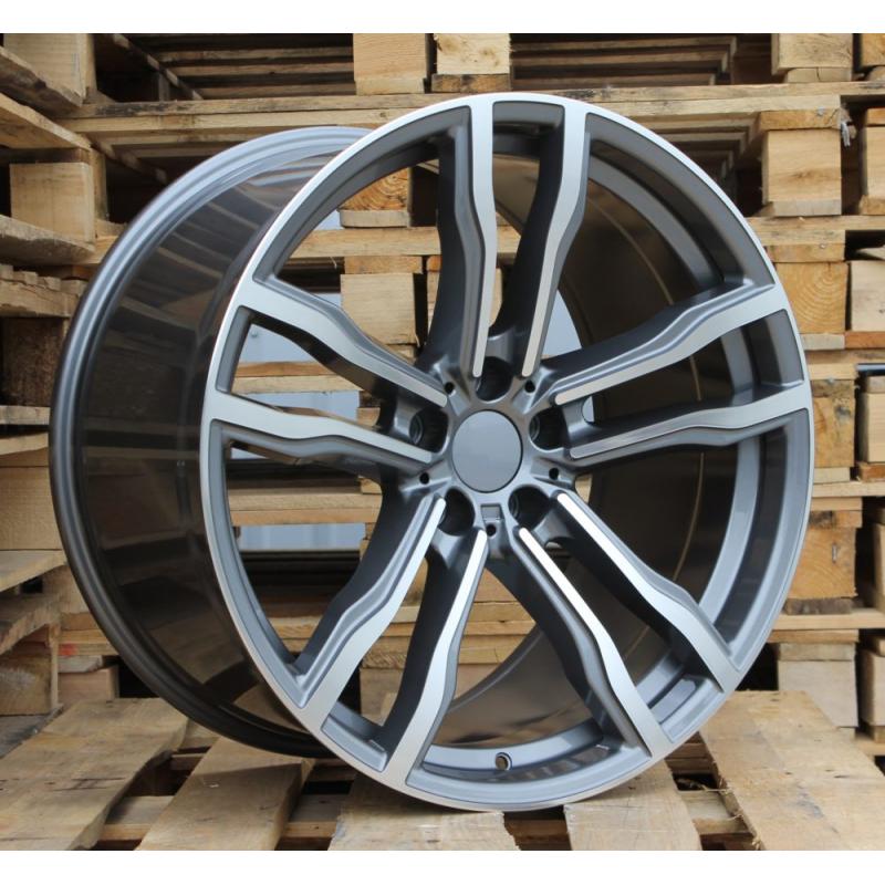 R21x10.5 5X120 ET 45 74.1 BY588 (DLJ588) Grey Polished (MG) For BMW (Z1) ((AKC 140 Eur)) R21x10.5 5X120 ET 45 74.1 BY588 (DLJ588) Grey Polished (MG) For BMW (Z1) ((AKC 140 Eur))