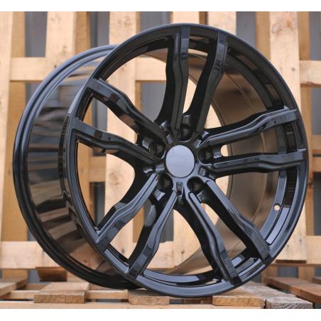 R20x10 5X120 ET 40 74.1 BY588 (DLJ588) Black (BL) For BMW (P) (Rear+Front)