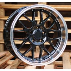 R18x9 5X120 ET 20 74.1 BY773 Black+Polished Lip (BLPL) For BMW (Z1) (REAR+FRONT)