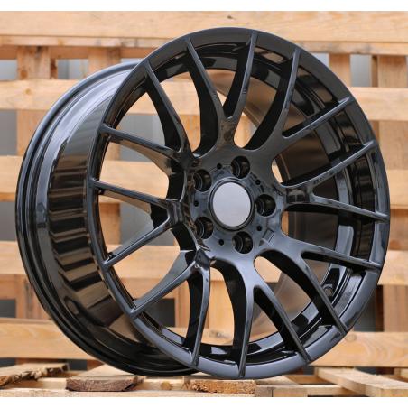 R19x9.5 5X120 ET 38 72.6 BY956 Black (BL) For BMW (P2+P+Z3) (REAR+FRONT)