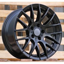 R18x9 5X120 ET 38 72.6 BY956 Black Half Matt (BLHM) For BMW (P+Z2+Z1) (Rear+Front)