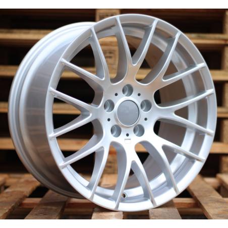 R18x8 5X120 ET 34 72.6 BY956 Silver Shining (SS) For BMW (Z1) (Rear+Front)