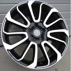 R22x9.5 5X120 ET 45 72.6 BY959 Black Polished (MB) For LAND (Z1)
