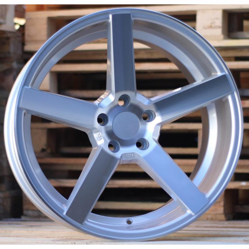 R19x8.5 5X112 ET 35 66.5 BY972 Polished Silver (MS) For RACIN (A) (REAR+FRONT STYLE VOSSEN (AKC 100 Eur)) R19x8.5 5X112 ET 35 66.5 BY972 Polished Silver (MS) For RACIN (A) (REAR+FRONT STYLE VOSSEN (AKC 100 Eur))