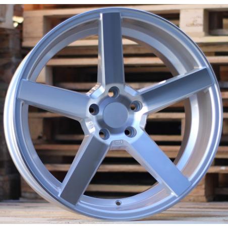 R19x8.5 5X112 ET 35 66.5 BY972 Polished Silver (MS) For RACIN (A) (REAR+FRONT STYLE VOSSEN (AKC 100 Eur))