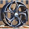 R14x5.5 5X100 ET 40 60.1 BY980 Black Polished (MB) For RACIN (Z1)