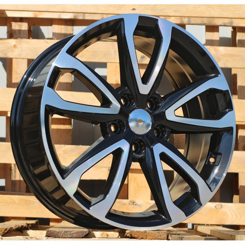 R18x7.5 5X114.3 ET 49.5 67.1 BY994 Black Polished (MB) For RACIN (Z1) R18x7.5 5X114.3 ET 49.5 67.1 BY994 Black Polished (MB) For RACIN (Z1)