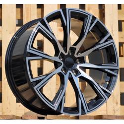 R19x9 5X112 ET 40 66.6 D1130 Black Polished (MB) For BMW (K7+K3) (Rear+Front)