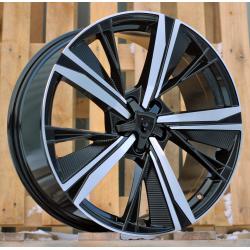 R19x8 5X108 ET 40 65.1 D1918 Black Polished (MB) For PEUG (Z3)