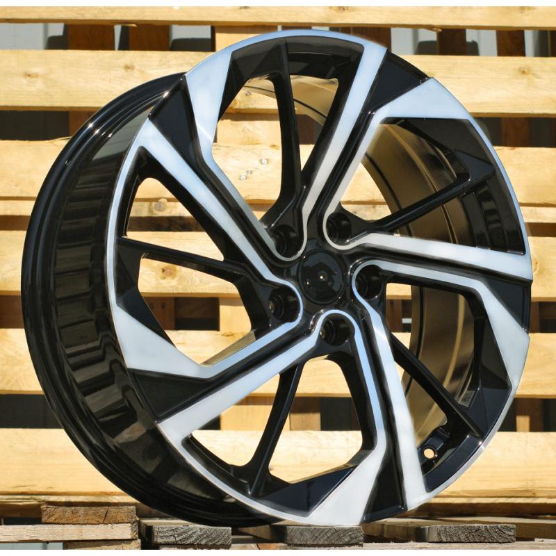 R19x7.5 5X114.3 ET 45 66.1 D1981 Black Polished (MB) For NISS (Z2) (Qashqai NEW Model) R19x7.5 5X114.3 ET 45 66.1 D1981 Black Polished (MB) For NISS (Z2) (Qashqai NEW Model)