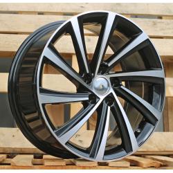 R18x8 5X112 ET 45 57.1 D2403 Black Polished (MB) For SKODA (Z4) (New Model)