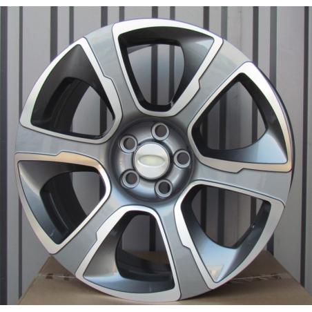 R20x9 5X120 ET 50 72.6 D6052 (A605207 NX) Grey Polished (MG) For LAND (K3) ((AKC 90 Eur))