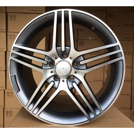 R18x9.5 5X112 ET 38 66.6 DW202 (85012B88) Grey Polished (MG) For MER (K4) ((AKC 60 Eur))