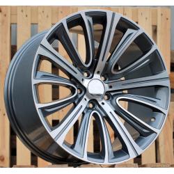 R20x8.5 5X120 ET 25 72.6 DW524 (FE150/A5241) Grey Polished+Powder Coating (MGPC) For BMW (P) ((AKC 100 Eur))