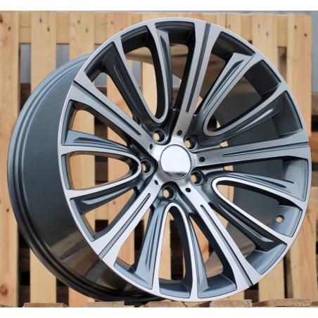 R20x8.5 5X120 ET 25 72.6 DW524 (FE150/A5241) Grey Polished+Powder Coating (MGPC) For BMW (P) ((AKC 100 Eur))