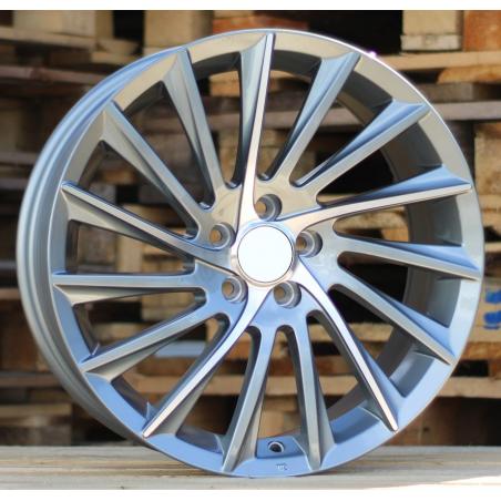 R16x7 5X98 ET 35 58.1 E467 (LU356) Grey Polished (MG) For ALFA (P1) ((AKC 65 Eur))