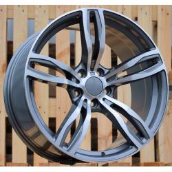 R17x8 5X120 ET 34 72.6 E492 (BY941) Grey Polished+Powder Coating (MGPC) For BMW (R) ((AKC 60 Eur))