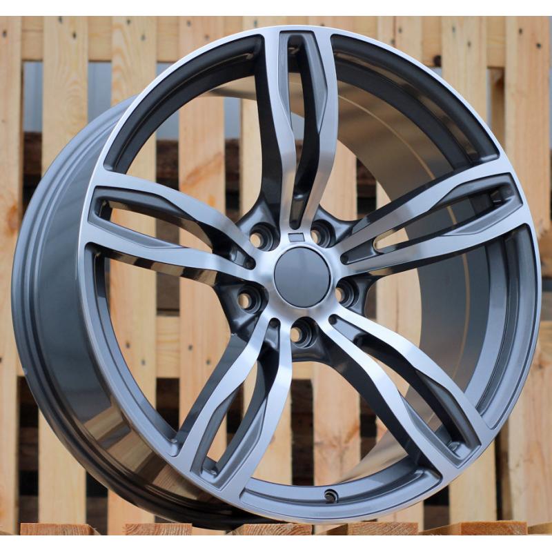 R17x8 5X120 ET 34 72.6 E492 (BY941) Grey Polished+Powder Coating (MGPC) For BMW (R) ((AKC 60 Eur)) R17x8 5X120 ET 34 72.6 E492 (BY941) Grey Polished+Powder Coating (MGPC) For BMW (R) ((AKC 60 Eur))