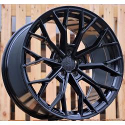 R20x10.5 5X112 ET 40 66.5 HX039 Black (BL) For HAXER (K4) (Rear+Front)