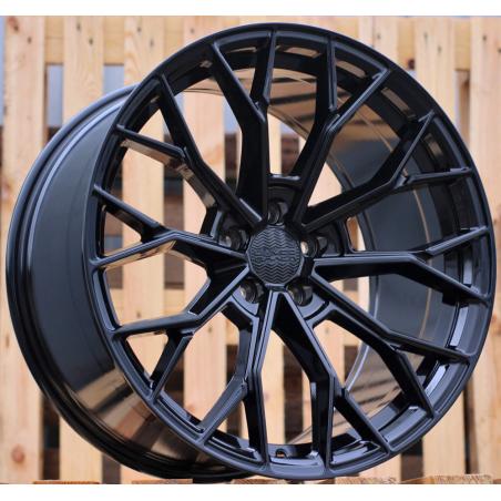 R20x10.5 5X112 ET 40 66.5 HX039 Black (BL) For HAXER (K4) (Rear+Front)