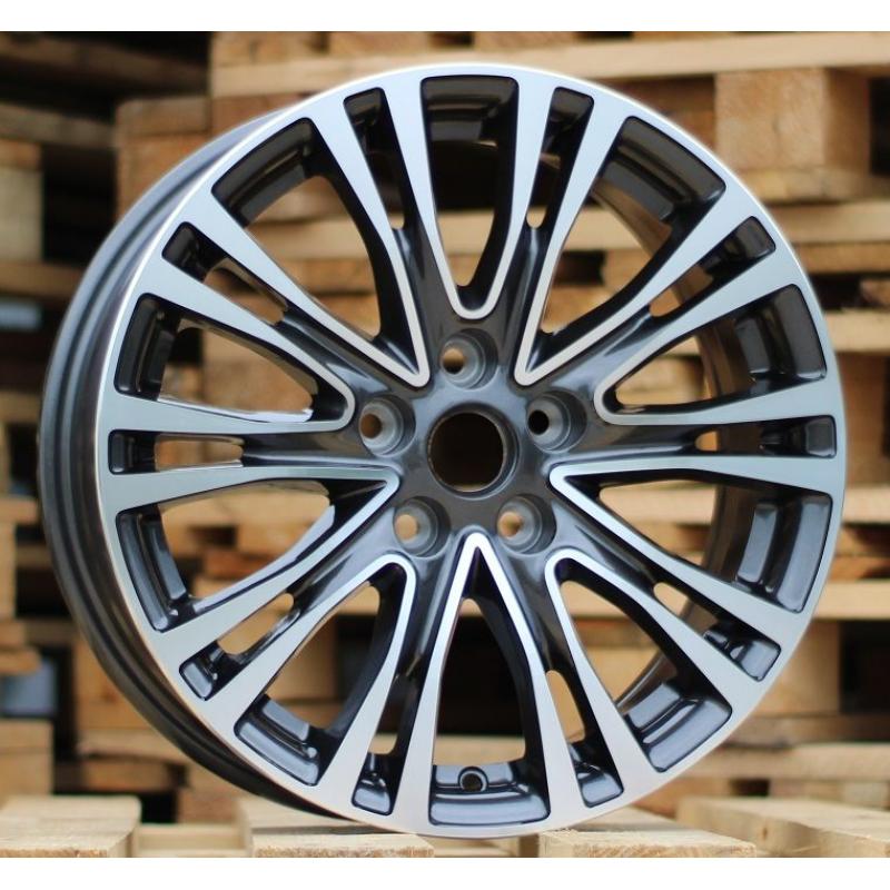 R16x6.5 5X105 ET 39 56.6 F1358 Grey Polished (MG) For OPEL (K7) R16x6.5 5X105 ET 39 56.6 F1358 Grey Polished (MG) For OPEL (K7)