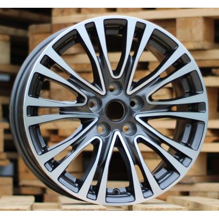 R16x6.5 5X105 ET 39 56.6 F1358 Grey Polished (MG) For OPEL (K7)